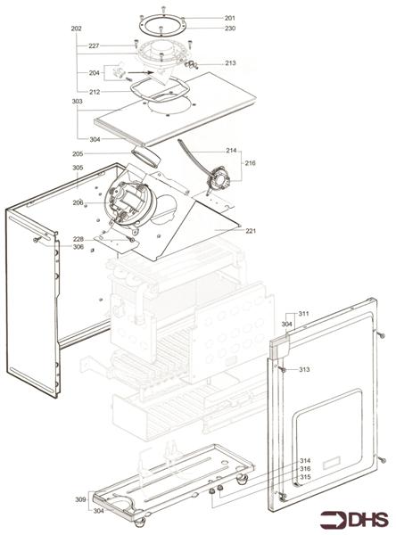FAN ASSEMBLY - SEALED CASE logo