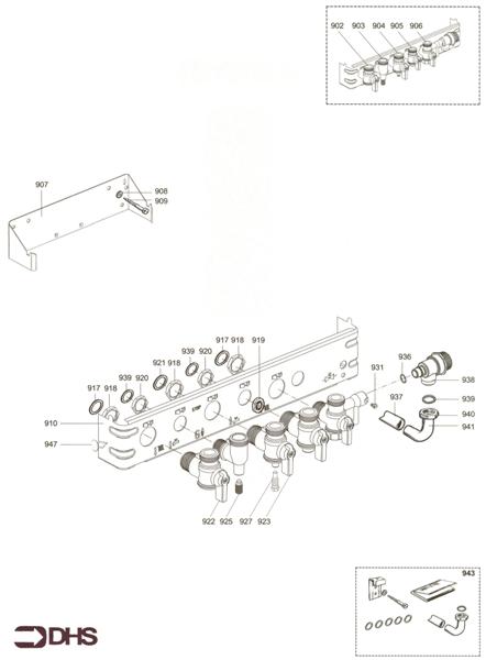 Exploded Diagram for JIG PLATE & PIPE FITTING