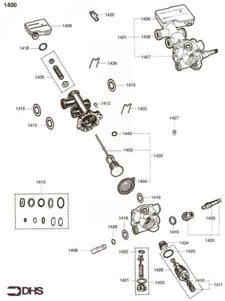 Exploded Diagram for CHANGE OVER VALVE ASSY