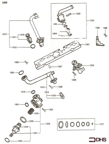Exploded Diagram for PIPE CONNECTIONS