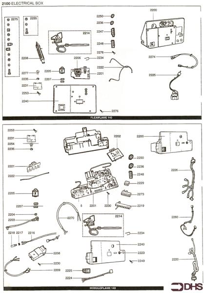 Exploded Diagram for ELECTRICAL BOX ASSY