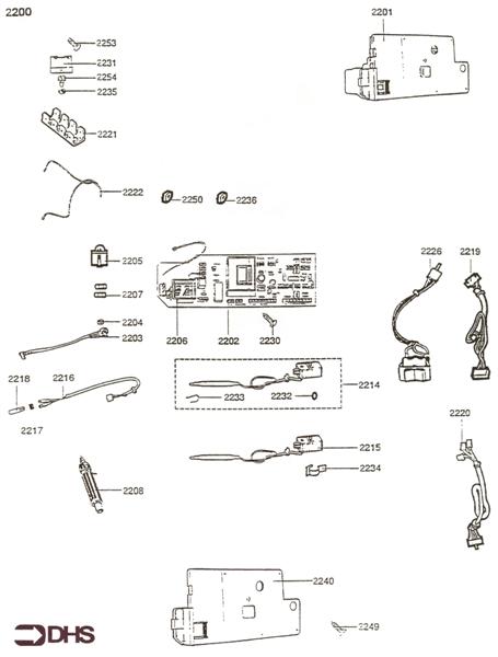Exploded Diagram for ELECTRICAL BOX ASSY