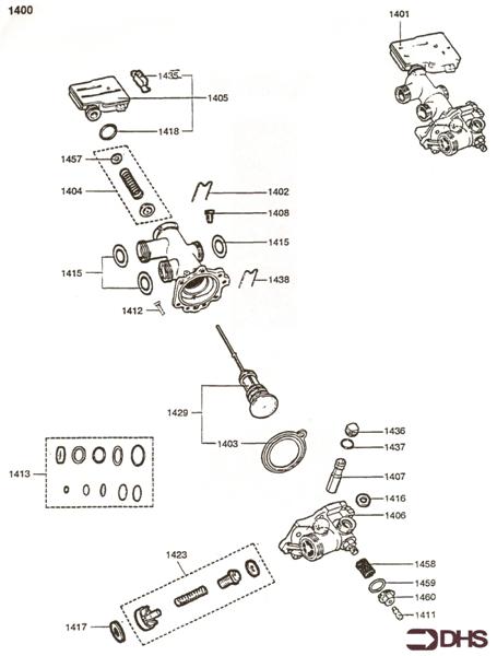 Exploded Diagram for WATER SECTION ASSY