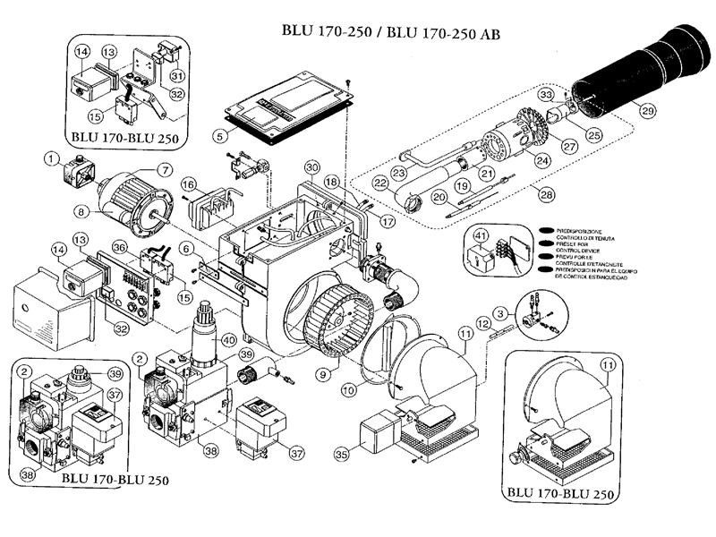 Exploded Diagram for ALL PARTS