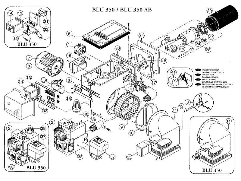 Exploded Diagram for ALL PARTS