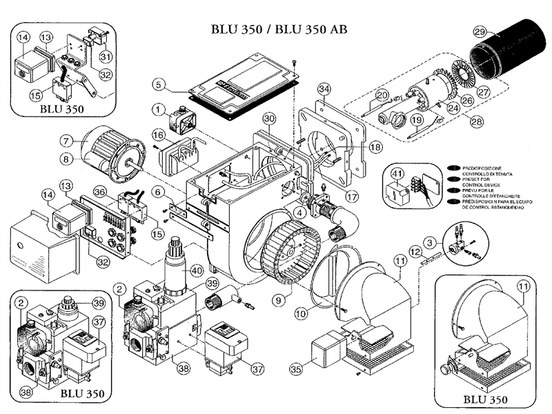 Exploded Diagram for ALL PARTS