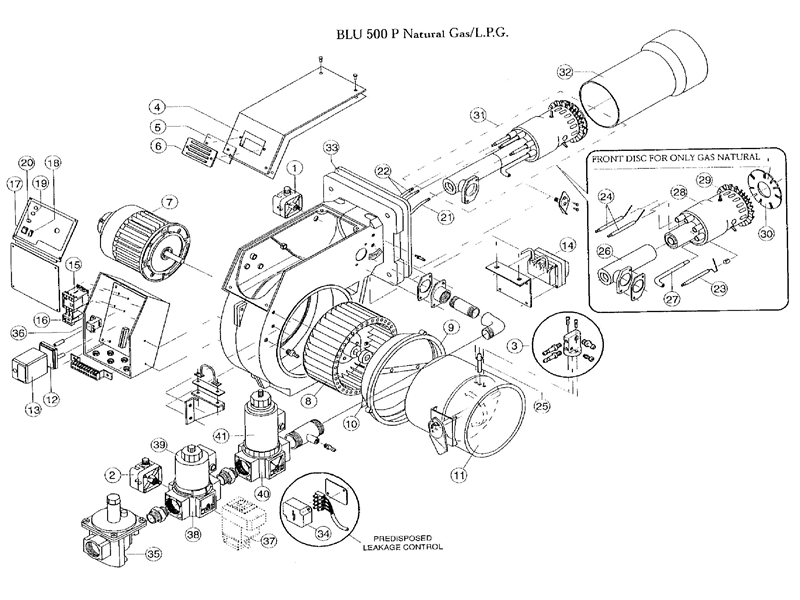 Exploded Diagram for ALL PARTS