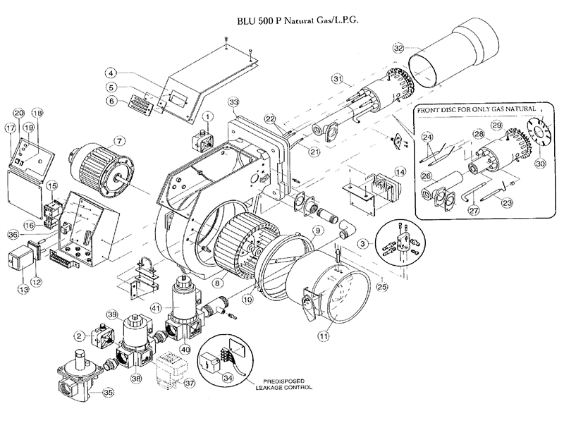 Exploded Diagram for ALL PARTS