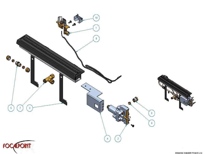BURNER TRAY ASSEMBLY logo
