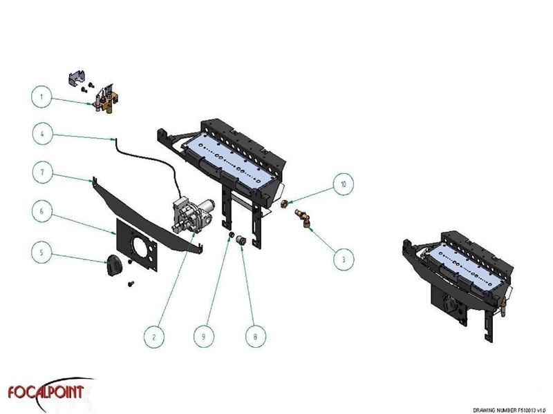 BURNER TRAY ASSEMBLY logo