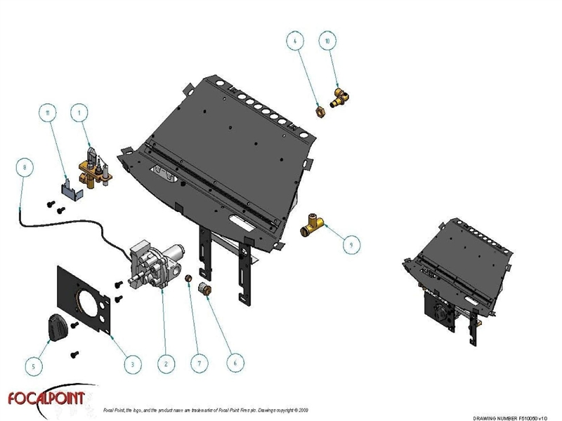 BURNER TRAY ASSEMBLY logo