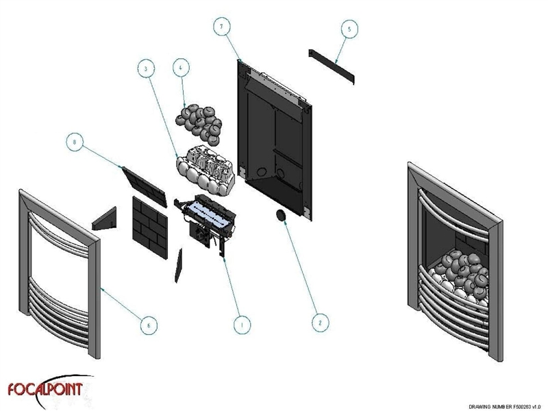 Exploded Diagram for FIRE FRONT