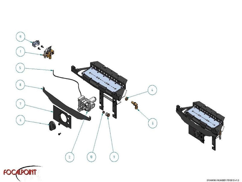 BURNER TRAY ASSEMBLY logo