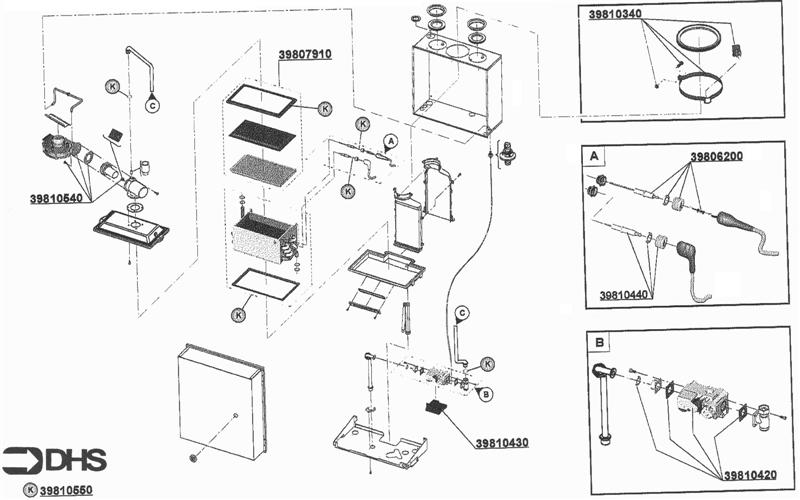 Exploded Diagram for GAS LINE