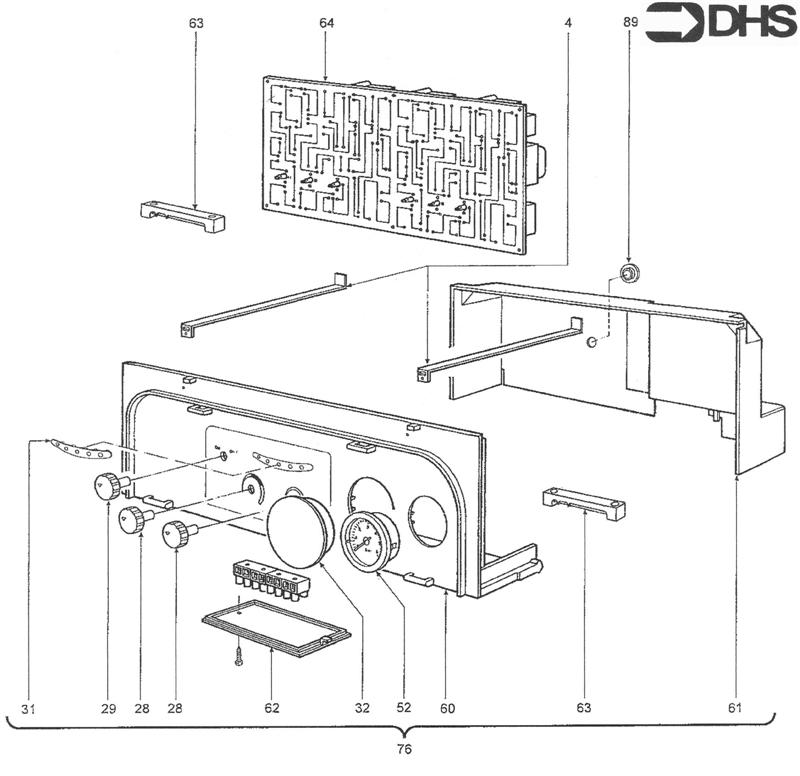 Exploded Diagram for CONTROL PANEL