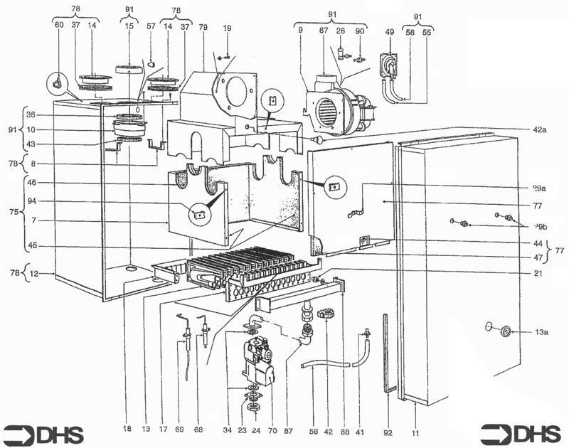 Exploded Diagram for GAS LINE