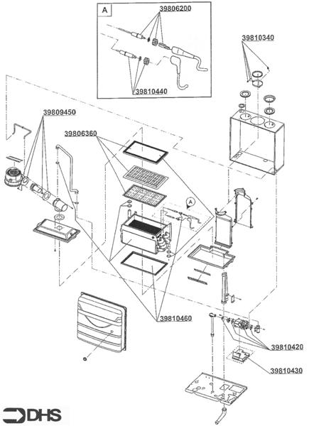 Exploded Diagram for GAS LINE