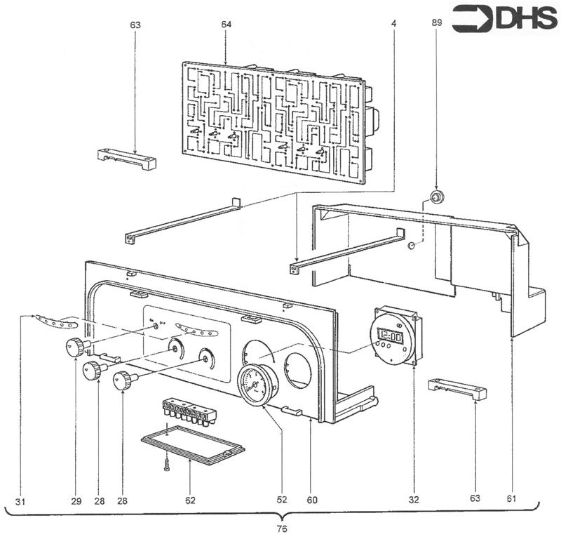 Exploded Diagram for CONTROL PANEL
