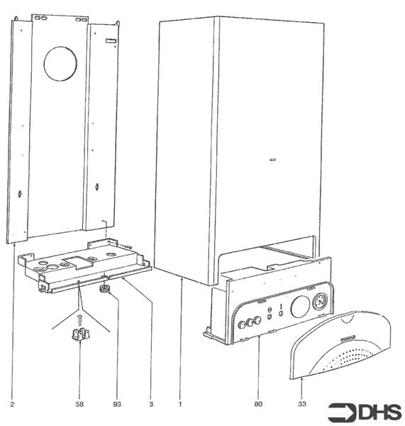 Exploded Diagram for CASING ASSY