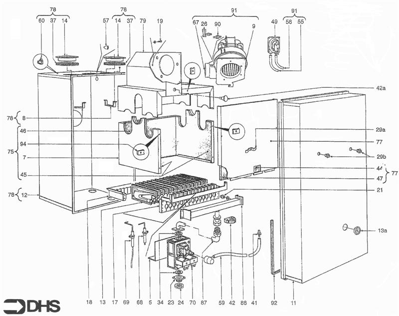 Exploded Diagram for GAS LINE