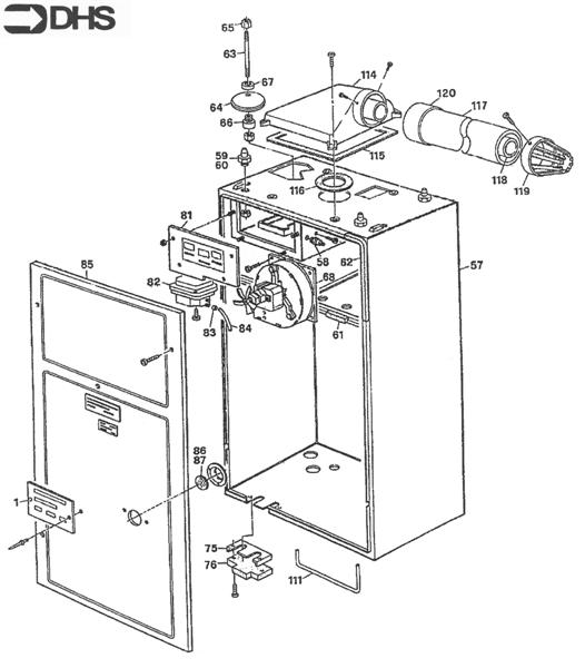 Exploded Diagram for ROOM SEALED COMPARTMENT