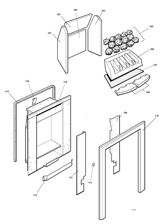 Exploded Diagram for SURROUND & COALS