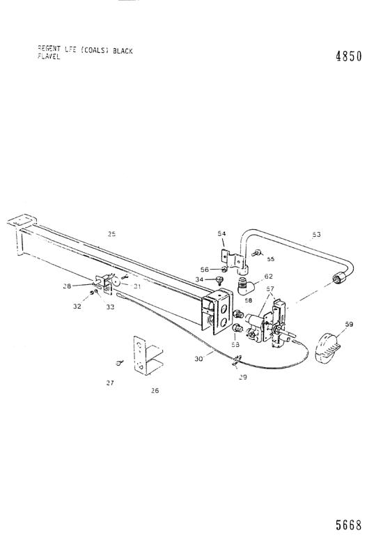 Exploded Diagram for GAS PARTS