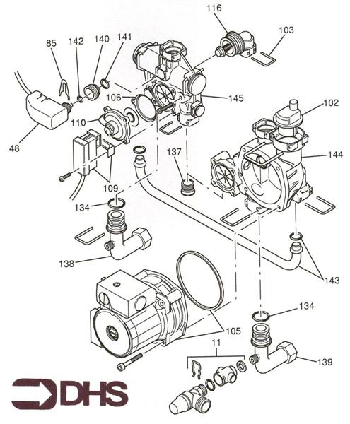 Exploded Diagram for PUMP ASSY
