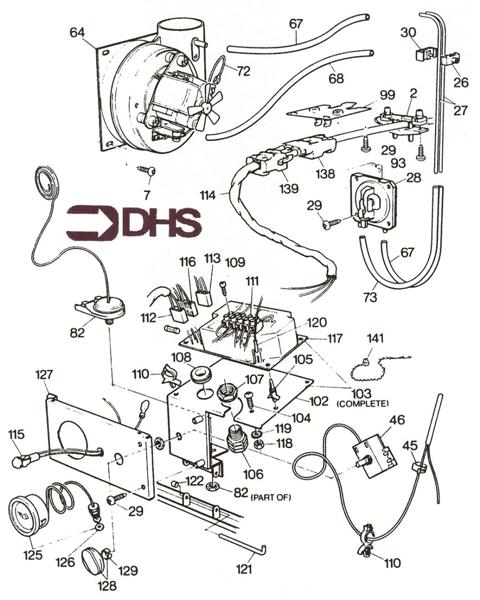 Exploded Diagram for ELECTRICAL CONTROLS
