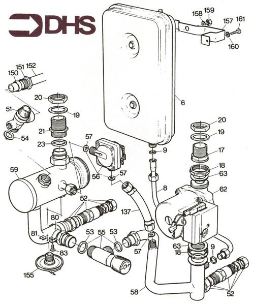 Exploded Diagram for EXPANSION VESSEL