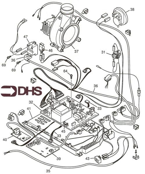Exploded Diagram for FAN/CONTROLS