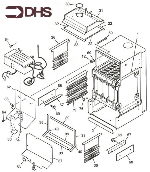 Exploded Diagram for HEAT EXCHANGER