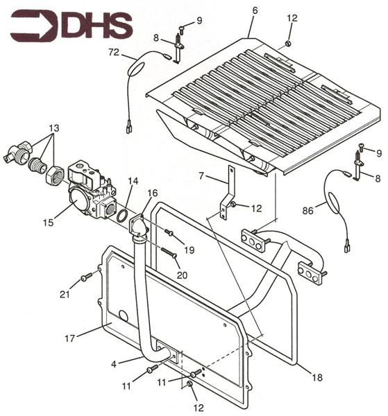 Exploded Diagram for BURNER