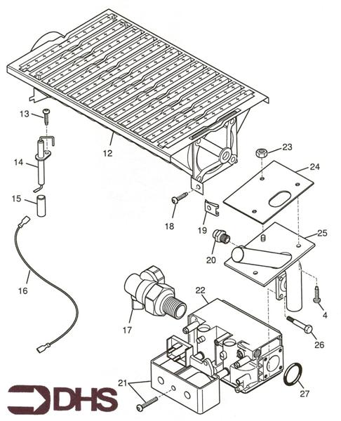 Exploded Diagram for BURNER