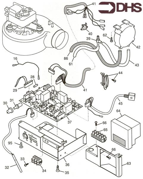 Exploded Diagram for CONTROL BOX ASSY