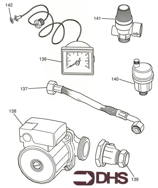 Exploded Diagram for PUMP AND ACCESSORIES