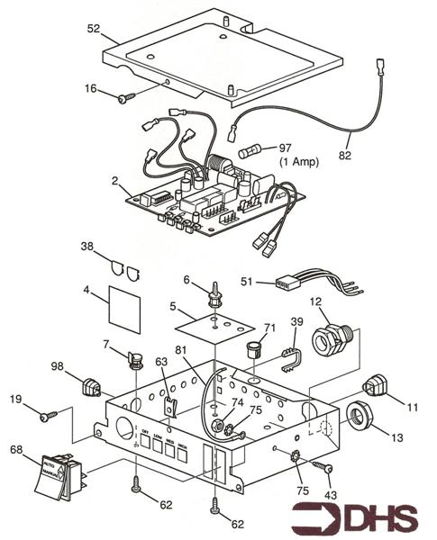 Exploded Diagram for CONTROL BOX ASSY