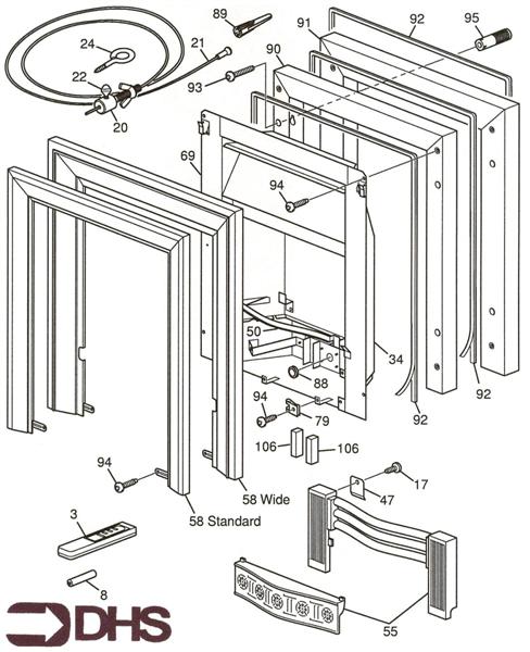 Exploded Diagram for OUTER CASING ASSY