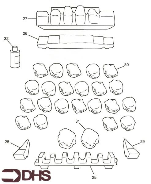 Exploded Diagram for FUEL SUPPORT ASSY