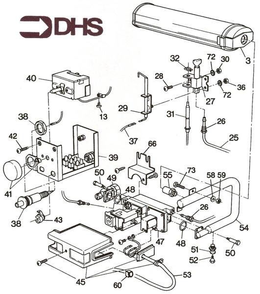 Exploded Diagram for BURNER