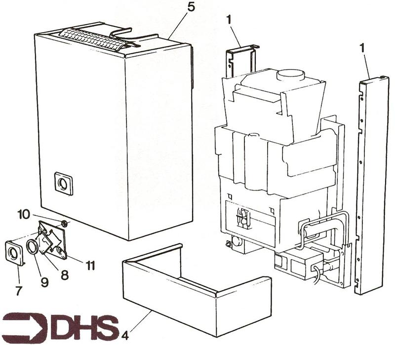 Exploded Diagram for OUTER CASING ASSY