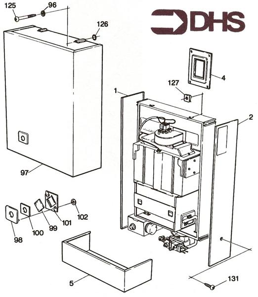Exploded Diagram for OUTER CASING ASSY