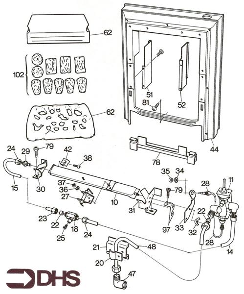 Exploded Diagram for UPPER CASING ASSY