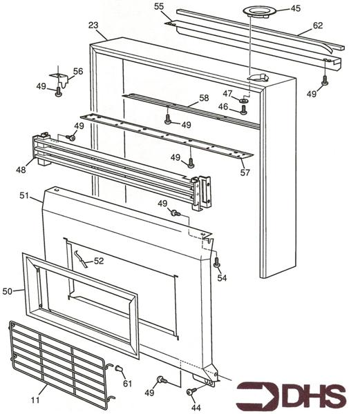 Exploded Diagram for OUTER CASING ASSY