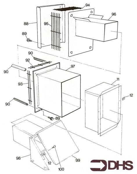 Exploded Diagram for FLUE SECTION