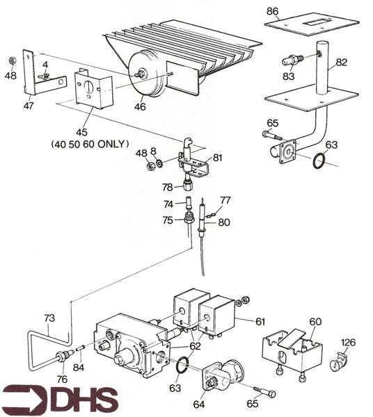 Exploded Diagram for BURNER