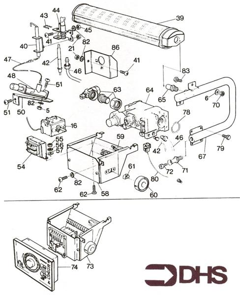 Exploded Diagram for BURNER