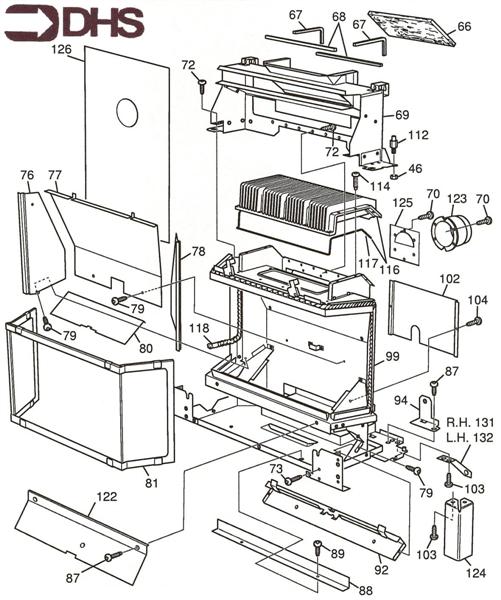 Exploded Diagram for HEAT EXCHANGER