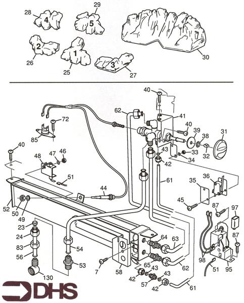 Exploded Diagram for BURNER