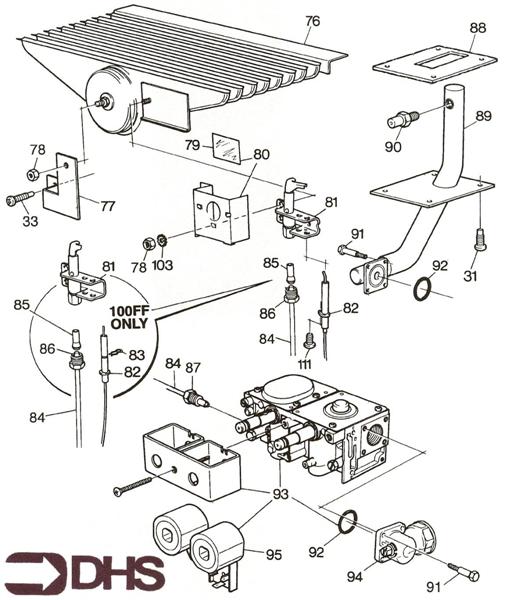 Exploded Diagram for BURNER